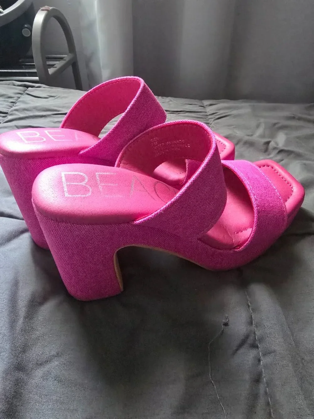 Beach by Matisse Gem Platform Sandals Magenta